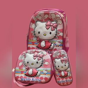 Kids backpack set Hellow Kitty